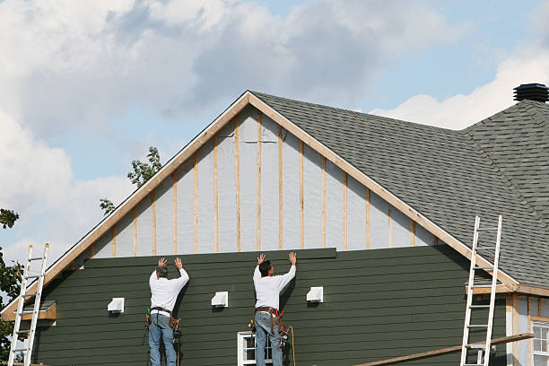 Professional Emergency Siding Repair technician working in Southern Pines, NC